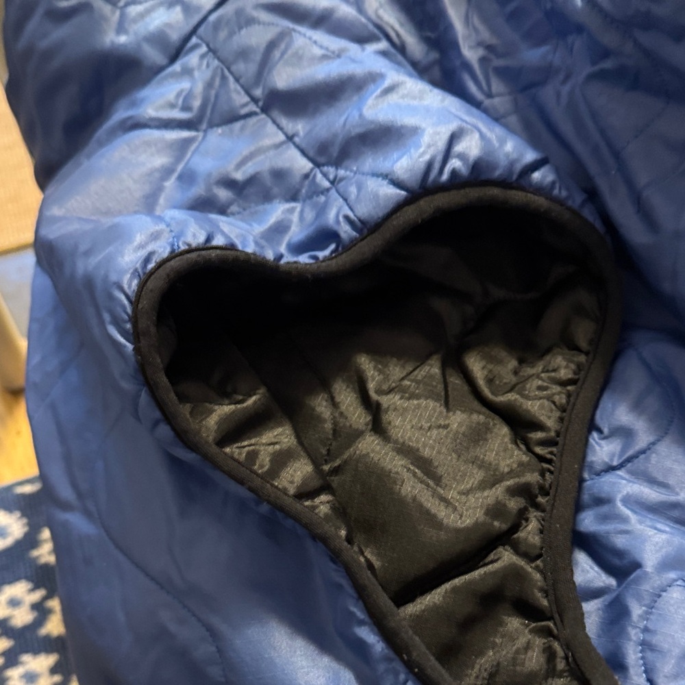 Kids Blue Quilted Jacket